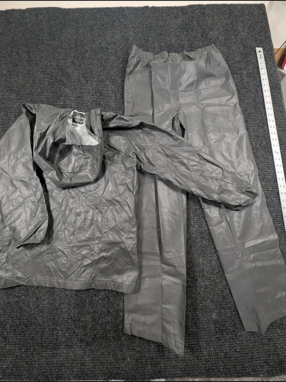 Frogg Toggs Gray Waterproof Rain Jacket & Pants Set